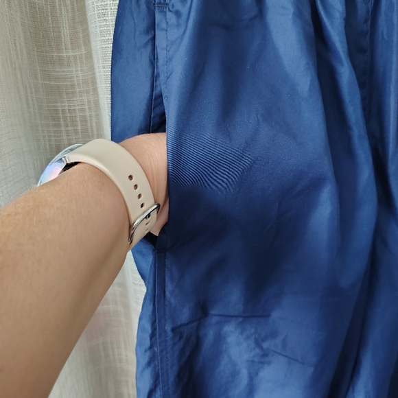 🏃‍♀️Vintage  03' Adidas Navy/Purple Lined Track Pants Women Small - Picture 5 of 11